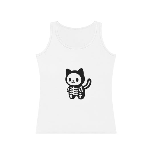 Halloween Kitty Tank Top